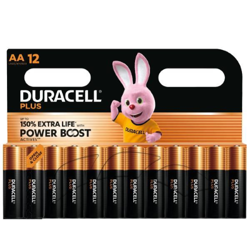 Blister 12 pile Duracell PLUS POWERBOOST - AA Stilo